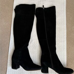 Franco Sarto Black Over the Knee Boots